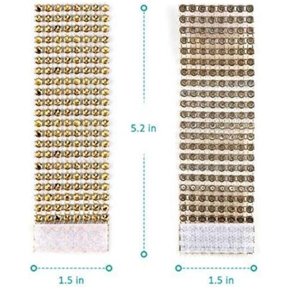 Accmor 100pcs Napkin Rings, Gold Napkin Rings Buckles for Table Decorations - Picture 7 of 8